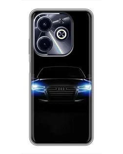 Чохол для Infinix Hot 40i з картинкою «Audi в неоні» Чохол для Infinix Hot 40i з картинкою «Audi в неоні»