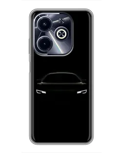 Чохол для Infinix Hot 40i з картинкою «Погляд Audi у темряві» Чохол для Infinix Hot 40i з картинкою «Погляд Audi у темряві»