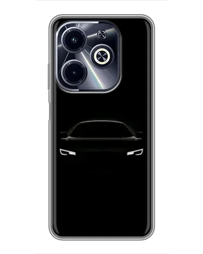 Чехол для Infinix Hot 40i с картинкой «Взгляд Audi в темноте»