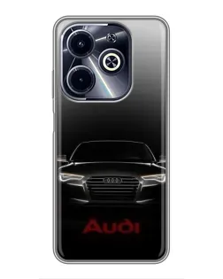 Чохол для Infinix Hot 40i з картинкою «Audi — градієнтний контур» Чохол для Infinix Hot 40i з картинкою «Audi — градієнтний контур»