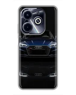 Чохол для Infinix Hot 40i з картинкою «Audi — нічне відображення» Чохол для Infinix Hot 40i з картинкою «Audi — нічне відображення»