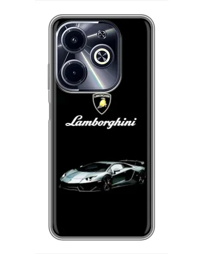 Чехол для Infinix Hot 40i с картинкой «Логотип Lamborghini классика» Чехол для Infinix Hot 40i с картинкой «Логотип Lamborghini классика»