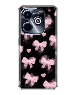 Чехол для Infinix Hot 40i с картинкой «Геометрия банта»