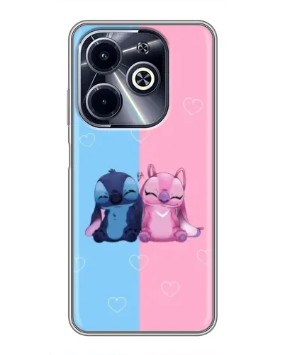 Чохол для Infinix Hot 40i з картинкою «Stitch та Angel Love» Чохол для Infinix Hot 40i з картинкою «Stitch та Angel Love»