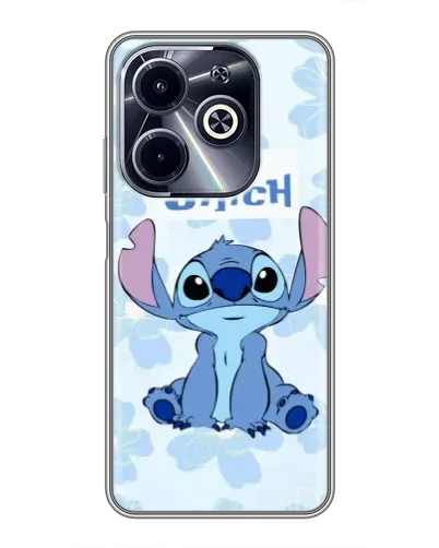 Чохол для Infinix Hot 40i з картинкою «Stitch серед квітів» Чохол для Infinix Hot 40i з картинкою «Stitch серед квітів»