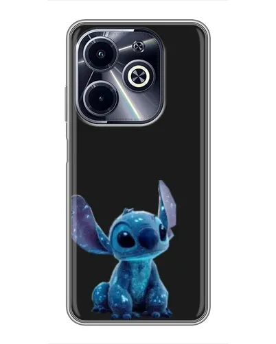 Чохол для Infinix Hot 40i з картинкою «Стіч на чорному» Чохол для Infinix Hot 40i з картинкою «Стіч на чорному»
