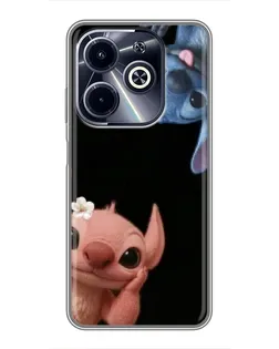 Чехол для Infinix Hot 40i с картинкой «Фиолетовый туман роз»