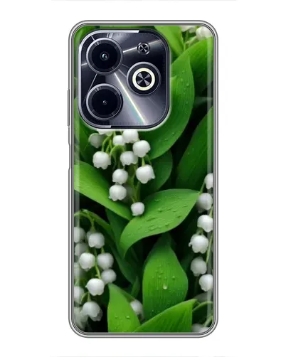 Чехол для Infinix Hot 40i с картинкой «Ландыши в зелени» Чехол для Infinix Hot 40i с картинкой «Ландыши в зелени»