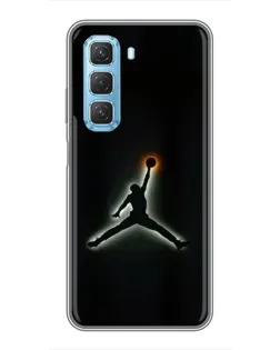 Чохол для Infinix Hot 50 5G з картинкою «Jordan Gradient Logo»