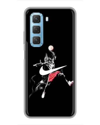 Чохол для Infinix Hot 50 5G з картинкою «Jordan Jumpman» Чохол для Infinix Hot 50 5G з картинкою «Jordan Jumpman»