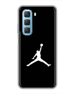 Чохол для Infinix Hot 50 5G з картинкою «Jordan Silhouette»