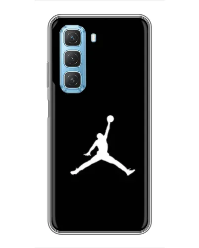 Чохол для Infinix Hot 50 5G з картинкою «Jordan Silhouette» Чохол для Infinix Hot 50 5G з картинкою «Jordan Silhouette»