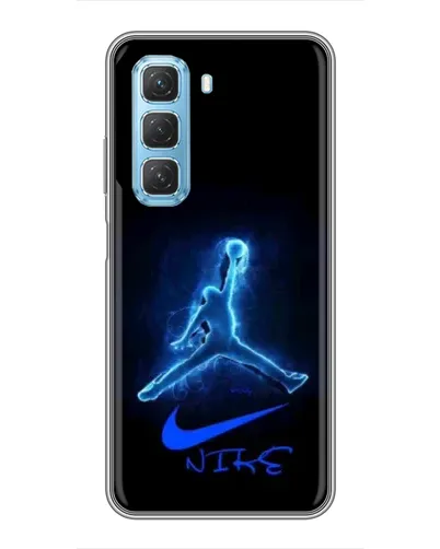 Чохол для Infinix Hot 50 5G з картинкою «Jordan Neon Blue» Чохол для Infinix Hot 50 5G з картинкою «Jordan Neon Blue»