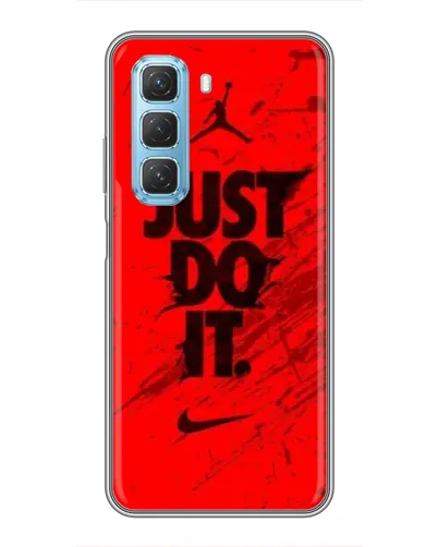Чохол для Infinix Hot 50 5G з картинкою «Nike Just Do It» Чохол для Infinix Hot 50 5G з картинкою «Nike Just Do It»