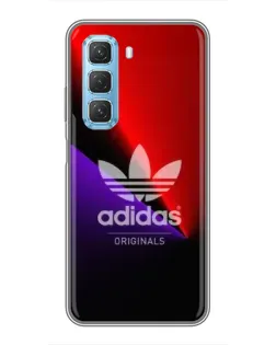 Чохол для Infinix Hot 50 5G з картинкою «Adidas Red Neon»