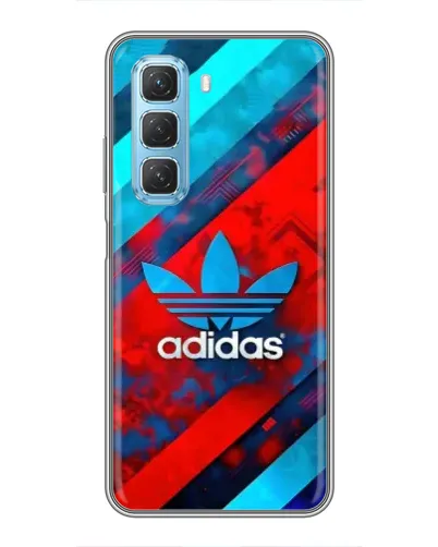 Чехол для Infinix Hot 50 5G с картинкой «Абстракция Adidas»