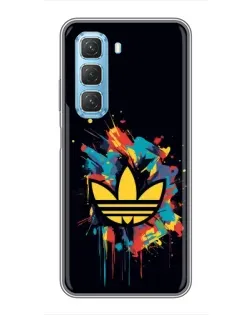 Чехол для Infinix Hot 50 5G с картинкой «Adidas Splash»