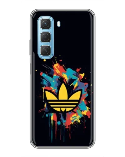 Чехол для Infinix Hot 50 5G с картинкой «Adidas Splash»