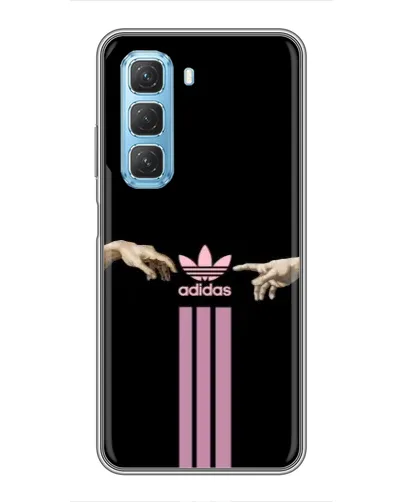 Чехол для Infinix Hot 50 5G с картинкой «Adidas Hands»