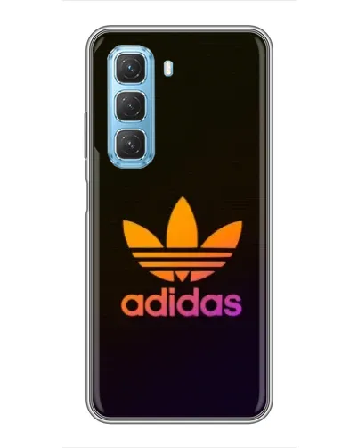 Чехол для Infinix Hot 50 5G с картинкой «Градиент Adidas»