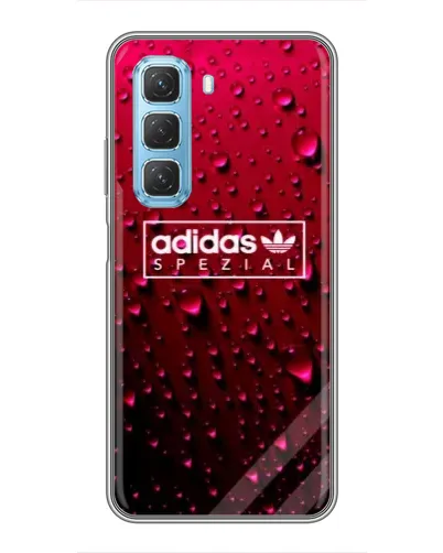 Чехол для Infinix Hot 50 5G с картинкой «Adidas Gold Marble»