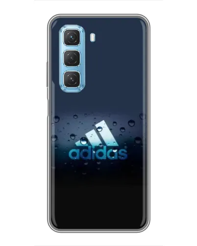Чехол для Infinix Hot 50 5G с картинкой «Adidas Water Drops»