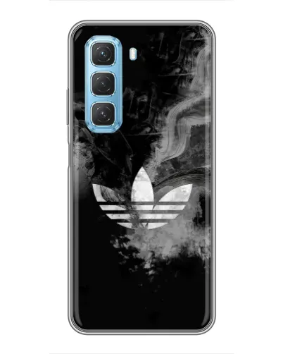 Чехол для Infinix Hot 50 5G с картинкой «Абстрактный дым Adidas»