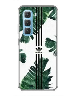Чехол для Infinix Hot 50 5G с картинкой «Пальмовые листья адидас»