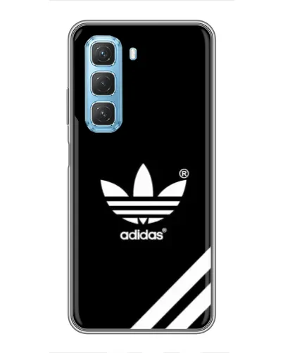 Чехол для Infinix Hot 50 5G с картинкой «Adidas с диагональными полосами»