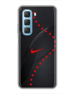 Чехол для Infinix Hot 50 5G с картинкой «Абстрактный дизайн Nike»