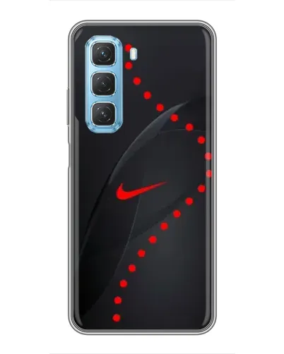 Чехол для Infinix Hot 50 5G с картинкой «Абстрактный дизайн Nike»