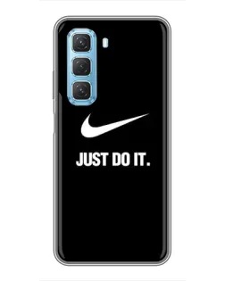 Чехол для Infinix Hot 50 5G с картинкой «Классический принт Nike»