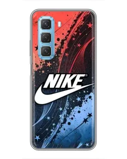 Чехол для Infinix Hot 50 5G с картинкой «Градиентный принт Найк»