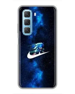 Чехол для Infinix Hot 50 5G с картинкой «Звездный путь Nike»
