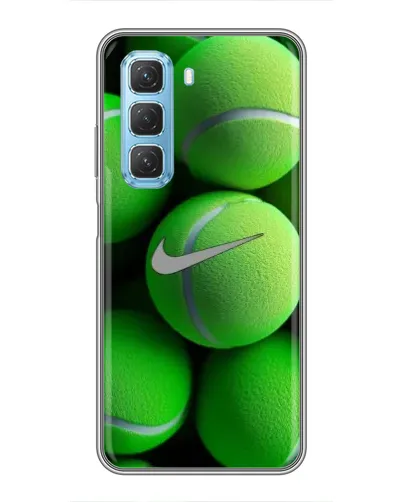 Чехол для Infinix Hot 50 5G с картинкой «Теннисные мячи Найк»