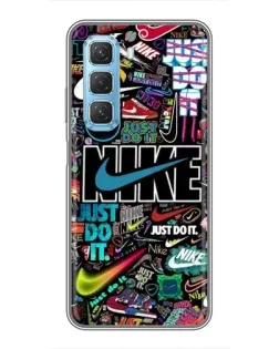 Чохол для Infinix Hot 50 5G з картинкою «Яскравий колаж Nike»