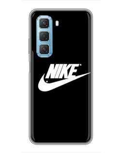 Чохол для Infinix Hot 50 5G з картинкою «Мазки фарби Nike»