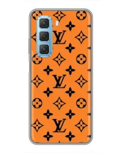 Чехол для Infinix Hot 50 5G с картинкой «Оранжевый стиль LV»