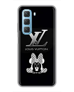 Чехол для Infinix Hot 50 5G с картинкой «LV и Минни Маус»