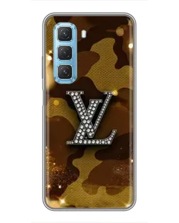 Чехол для Infinix Hot 50 5G с картинкой «Камуфляжный Louis Vuitton»