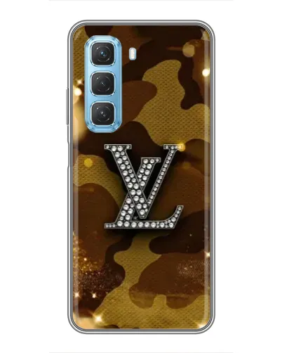 Чехол для Infinix Hot 50 5G с картинкой «Камуфляжный Louis Vuitton»