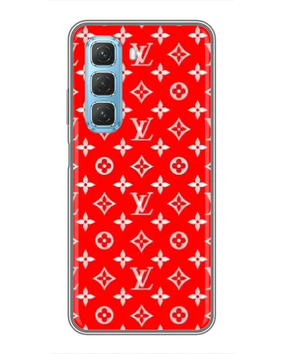 Чехол для Infinix Hot 50 5G с картинкой «Яркий паттерн LV»