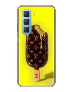 Чехол для Infinix Hot 50 5G с картинкой «Мороженое от LV»