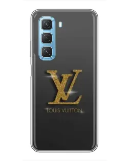 Чехол для Infinix Hot 50 5G с картинкой «Градиент Louis Vuitton»