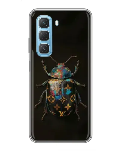Чехол для Infinix Hot 50 5G с картинкой «LV — мраморный принт»