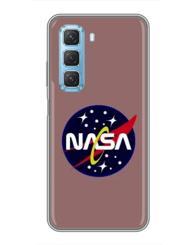 Чехол для Infinix Hot 50 5G с картинкой «NASA — ретро космос»