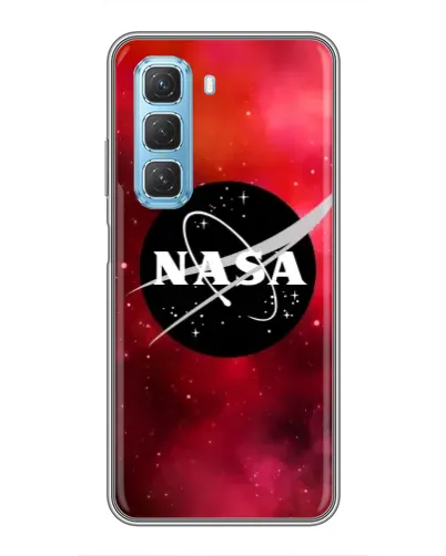 Чехол для Infinix Hot 50 5G с картинкой «NASA — красная туманность»