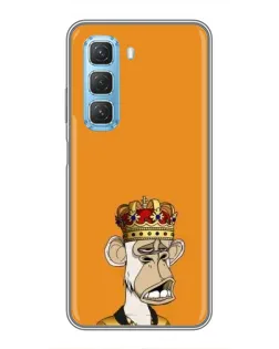 Чохол для Infinix Hot 50 5G з картинкою «Золота мавпа Bored Ape»
