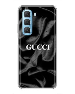 Чохол для Infinix Hot 50 5G з картинкою «Gucci — шовкові хвилі»