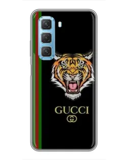 Чохол для Infinix Hot 50 5G з картинкою «Тигр Gucci»